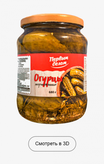 Огурцы «Первым Делом» , 680 г.