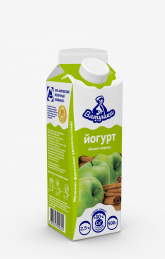 Йогурт «Вятушка» с яблоком-корицей и с сахаром 2,5%