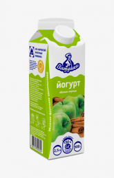 Йогурт «Вятушка» с яблоком-корицей и с сахаром 2,5%